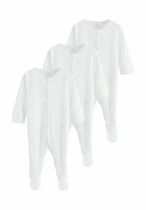 REGULAR FIT -  3 PACK - Strampler - white pointelle