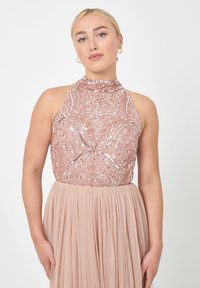 BEAUUT EMBELLISHED SEQUINS - Abiti per occasioni speciali - taupe blush