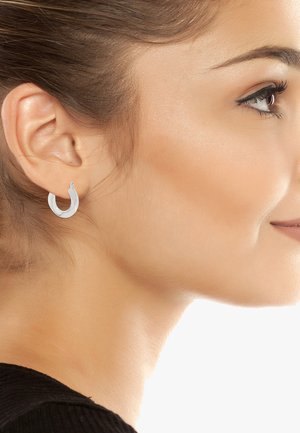TWIST SMALL - Earrings - silver-coloured