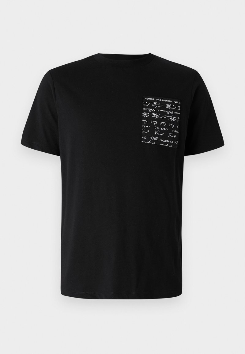 Karl Lagerfeld T-shirt print zwart