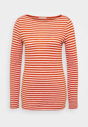 Langærmet T-shirt - orange