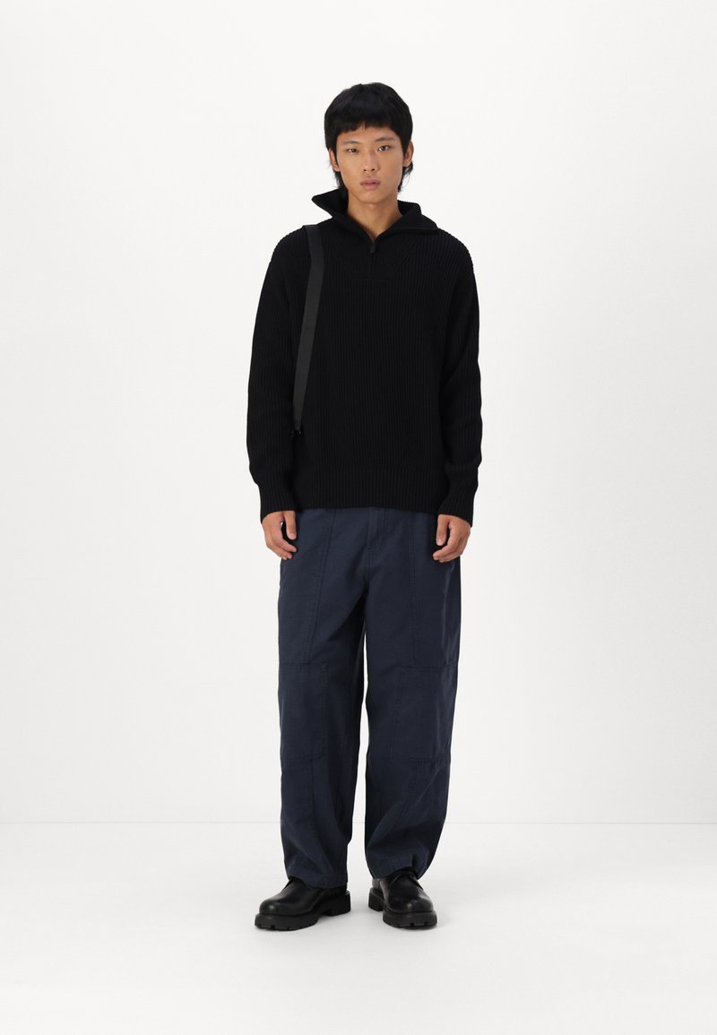 SELECTED HOMME Relaxed Fit Gebreide Pullover Van Een Mix Van Wol En Kasjmier Model Calle Groen 1801332