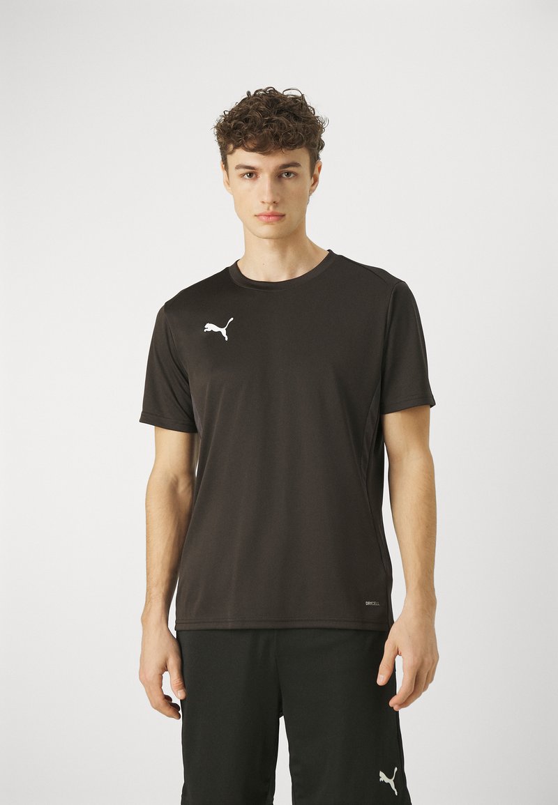 Puma - TEAMGOAL - T-shirt till träning - puma black/puma white/flat dark gray, Förstora