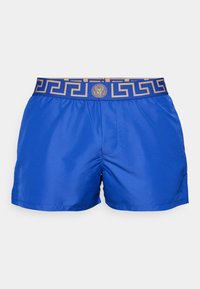 SWIM BOXER NEW LOGO - Šortky na plávanie - bluette/gold