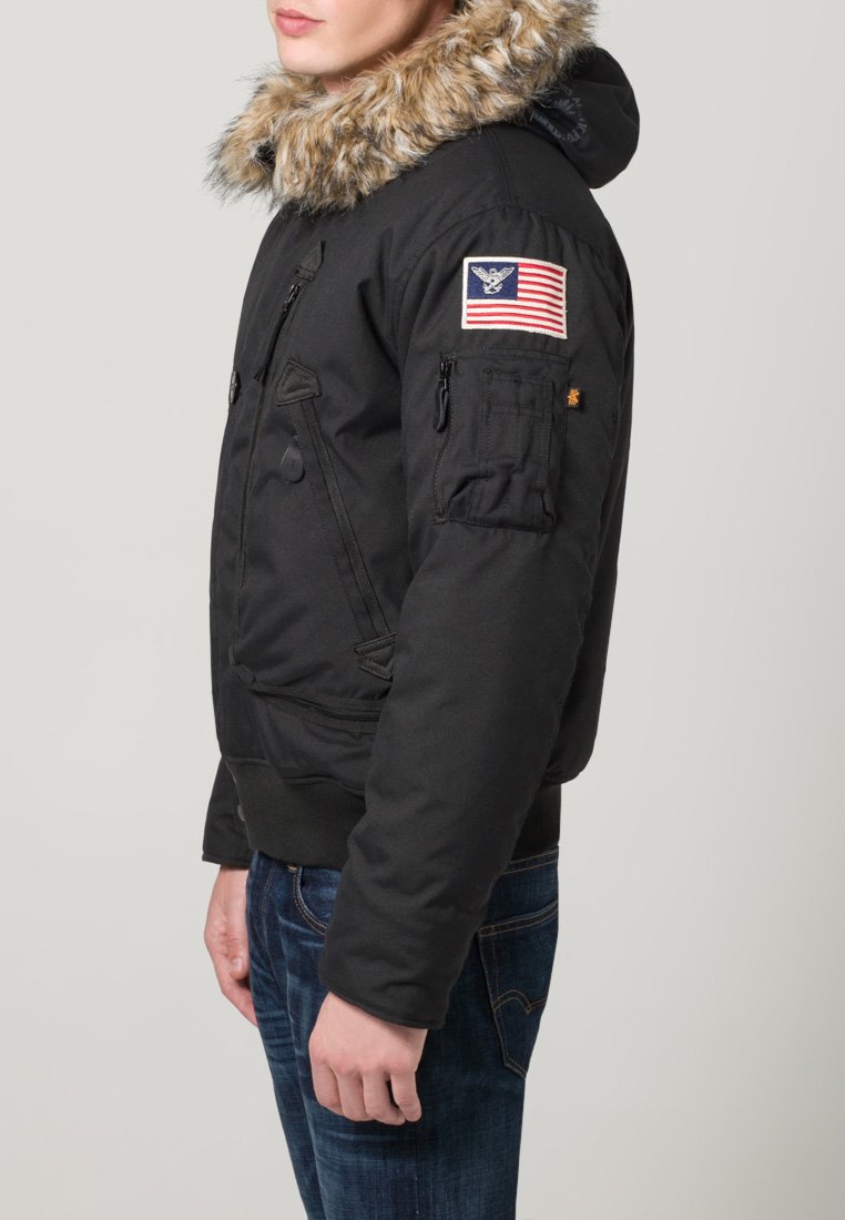 Alpha Industries Vinterjakke black Zalando.no Alpha Industries Vinterjakke schwarz Zalando.no