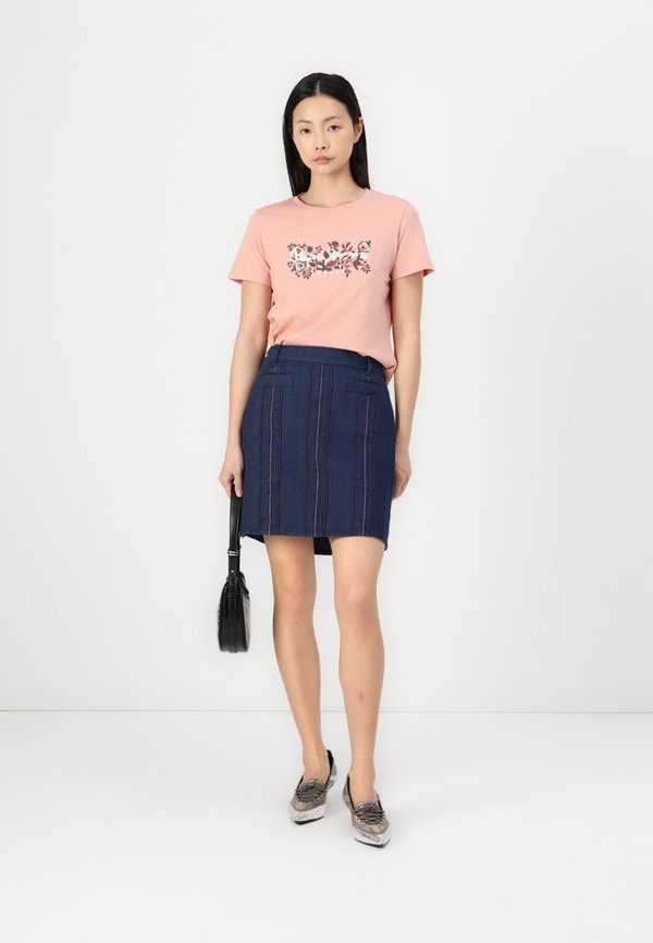 MINI SKIRT WEAVE - Denim skirt - denim2