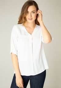 BASE LEVEL - YANI - Bluse - white Thumbnail-Bild 1