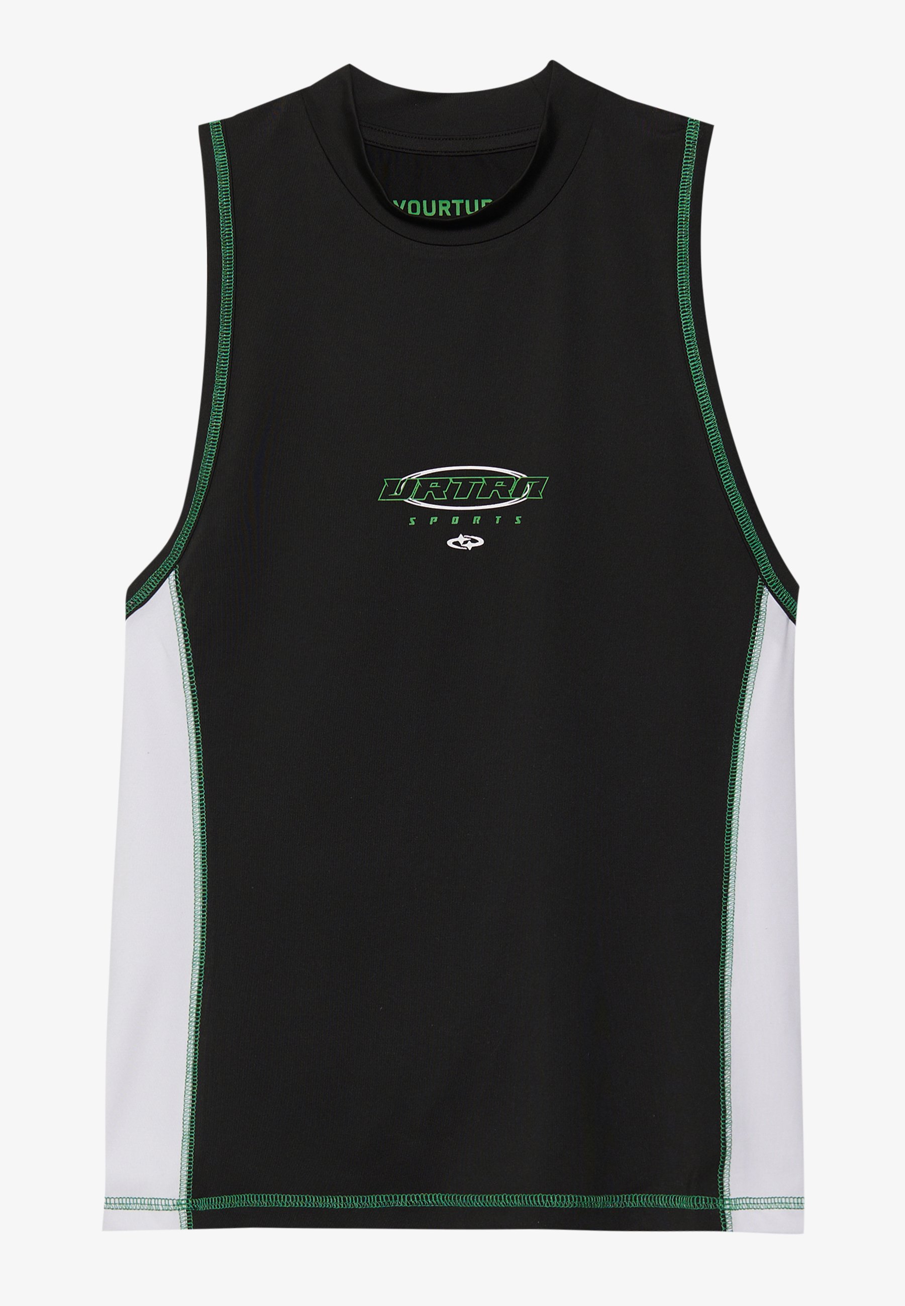 Black green top