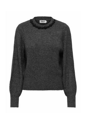 ONLY ONLELSA - Pullover - medium grey melange