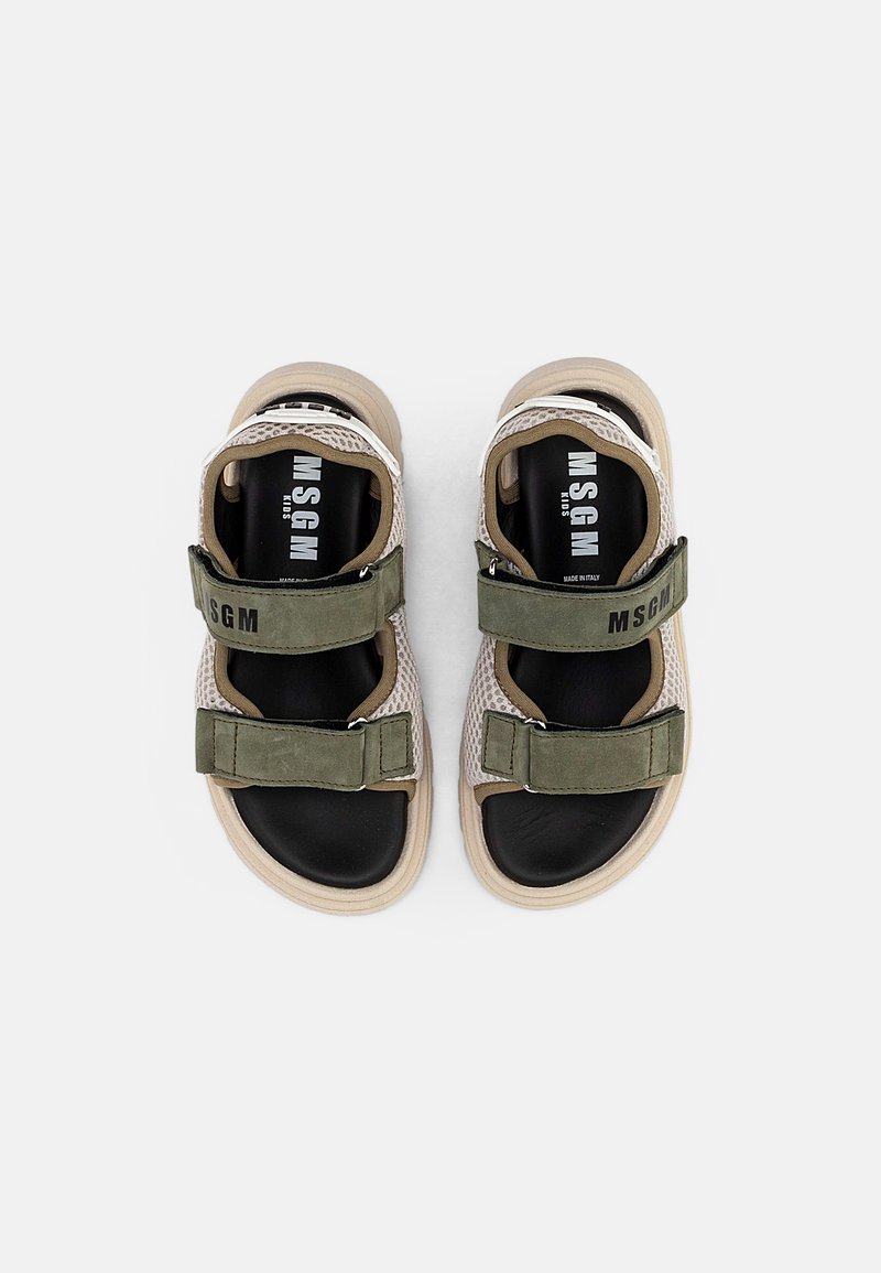 Kinder Sneaker | MSGM Riemensandalette off white/military/weiß - XH52366 Kinder Sneaker | MSGM Riemensandalette off white/military/weiß - XH52366