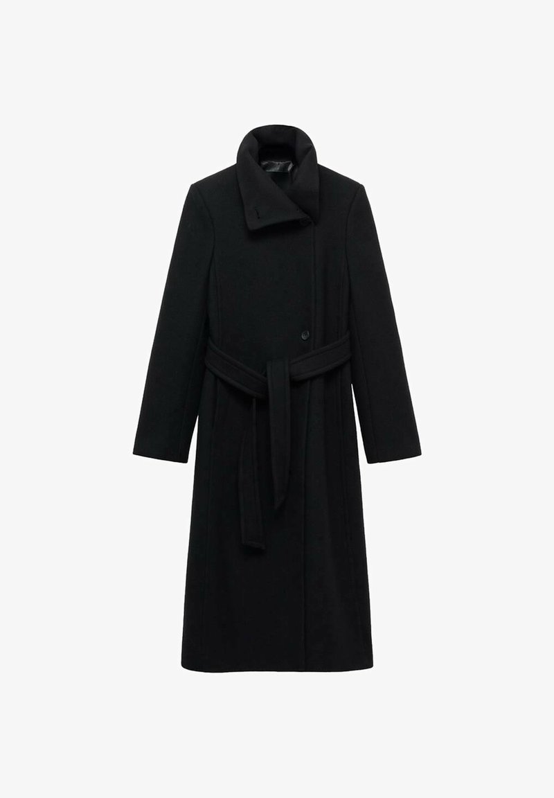 Mango Klassisk kappa / rock - black/svart - Zalando.se