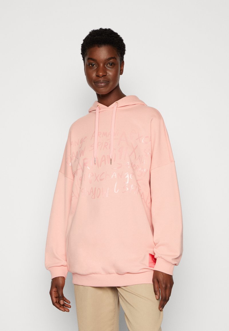 Damen Sweatshirts | Armani Exchange FELPA Kapuzenpullover rose shade/pink - QX84557 Damen Sweatshirts | Armani Exchange FELPA Kapuzenpullover rose shade/pink - QX84557