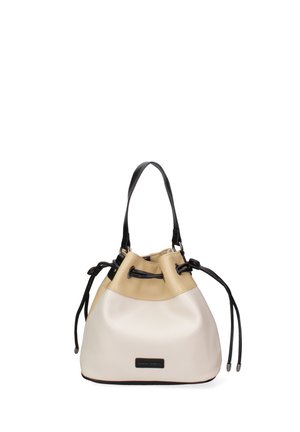 David Jones BUCKET - Sac à main - beige and yellow