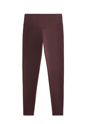 OYSHO COMFORTLUX HIGH RISE ANKLE-LENGTH - Tajice-hlače - dark brown