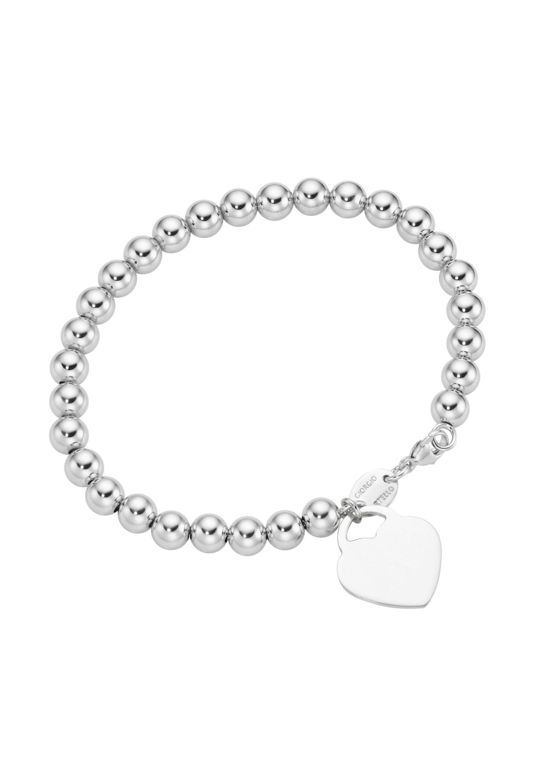 Giorgio Martello MIT BEHANG HERZ - Armband - silber/silberfarben 