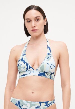 MULTI FLORAL - Bikini top - green