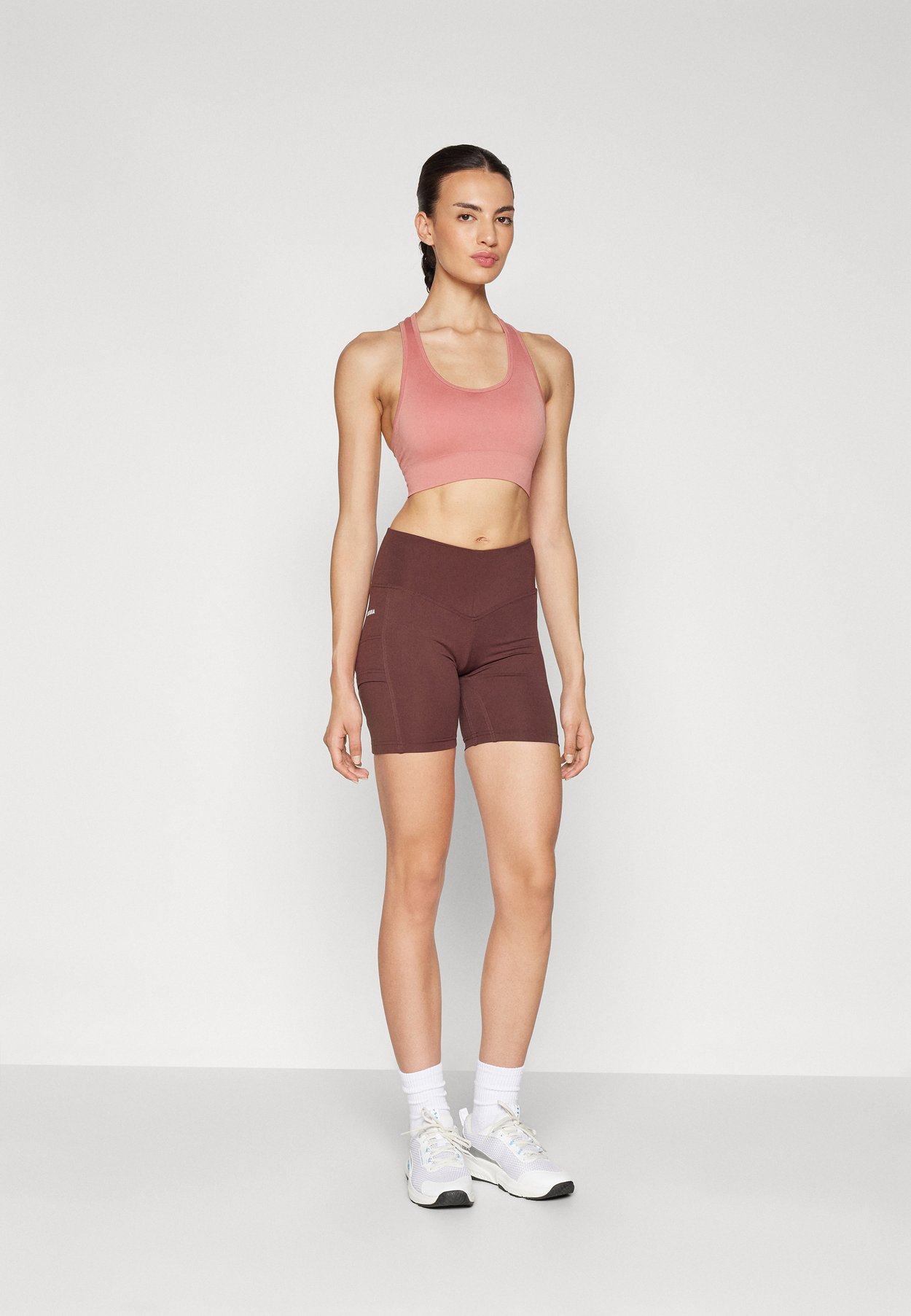 HIGH WAISTED LEGGINGS SHORTS FIT SMART