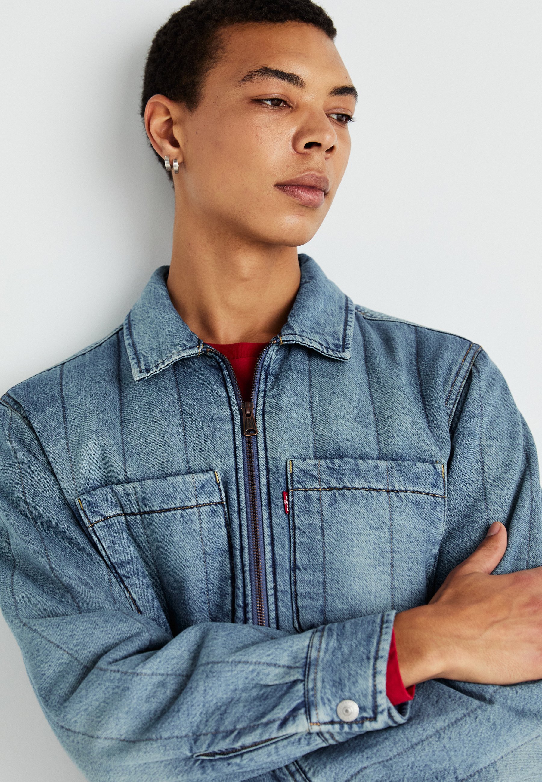 Levi's® KYREN OVERSHIRT - Denim jacket - west lennox/blue