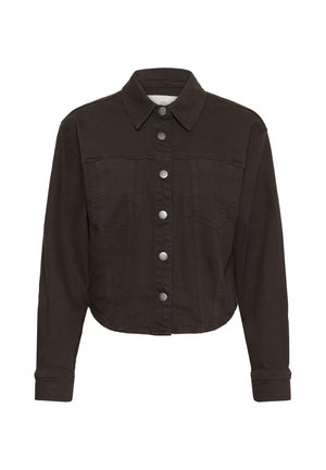 Kaffe, KABROOK SHIRT - Teksajakk - coffee bean