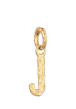 LETTER J - Vedhæng - gold-coloured