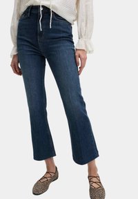 Marks & Spencer SLIM - Jean flare - medium indigo