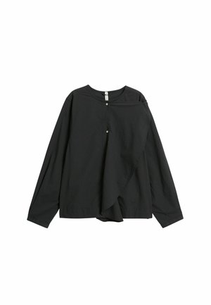 kay/day, BLOUSE WITH DETACHABLE FRILL - Bluse - black