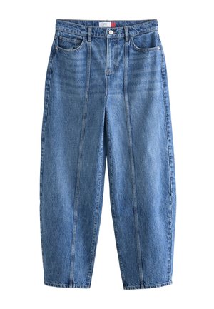 Next BARREL LEG - Laza szabású farmerek - mid blue denim