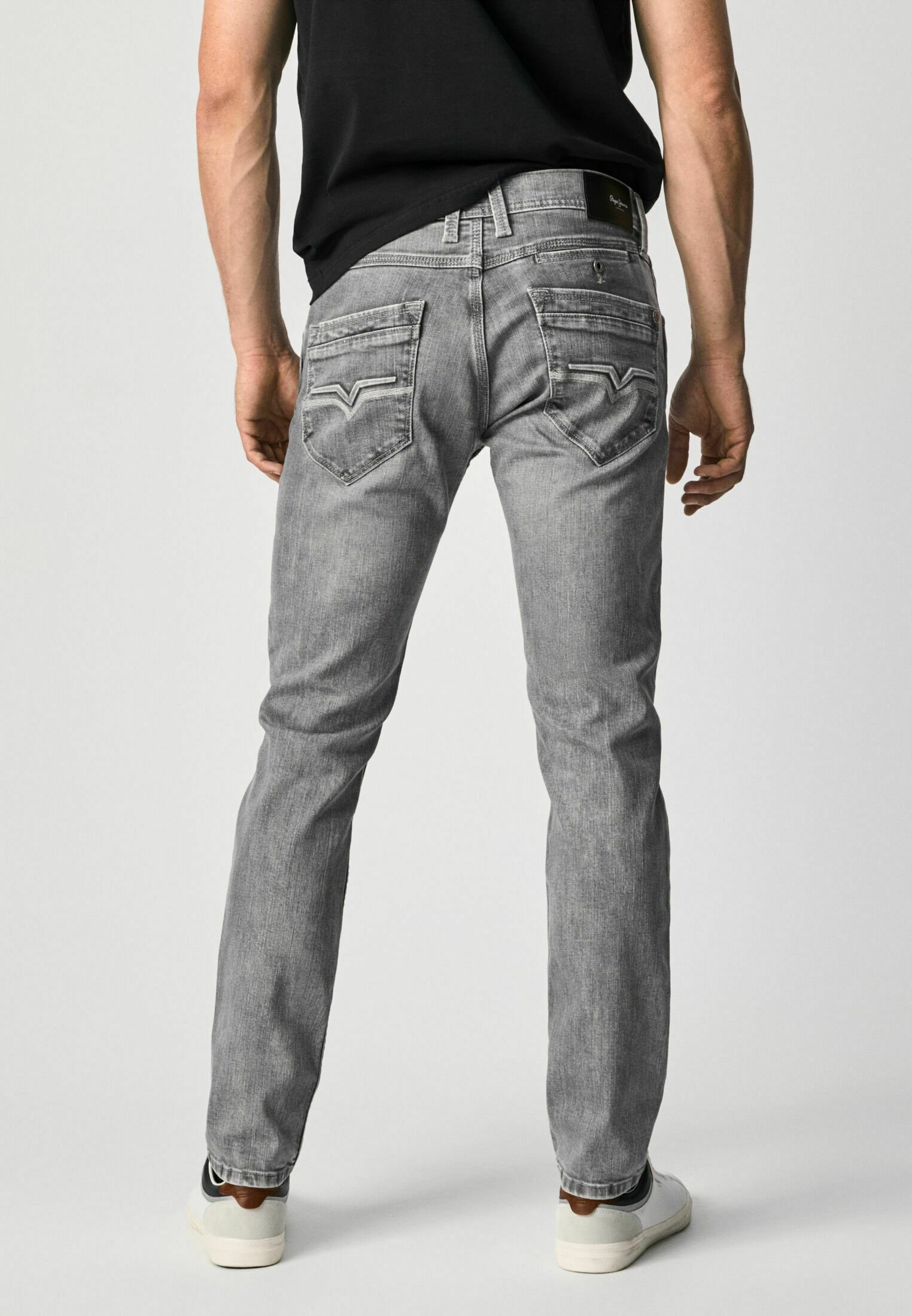 Pepe Jeans SPIKE - Vaqueros slim fit - denim/denim gris - Zalando.es