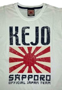 KEJO UOMO - T-shirt con stampa - bianco