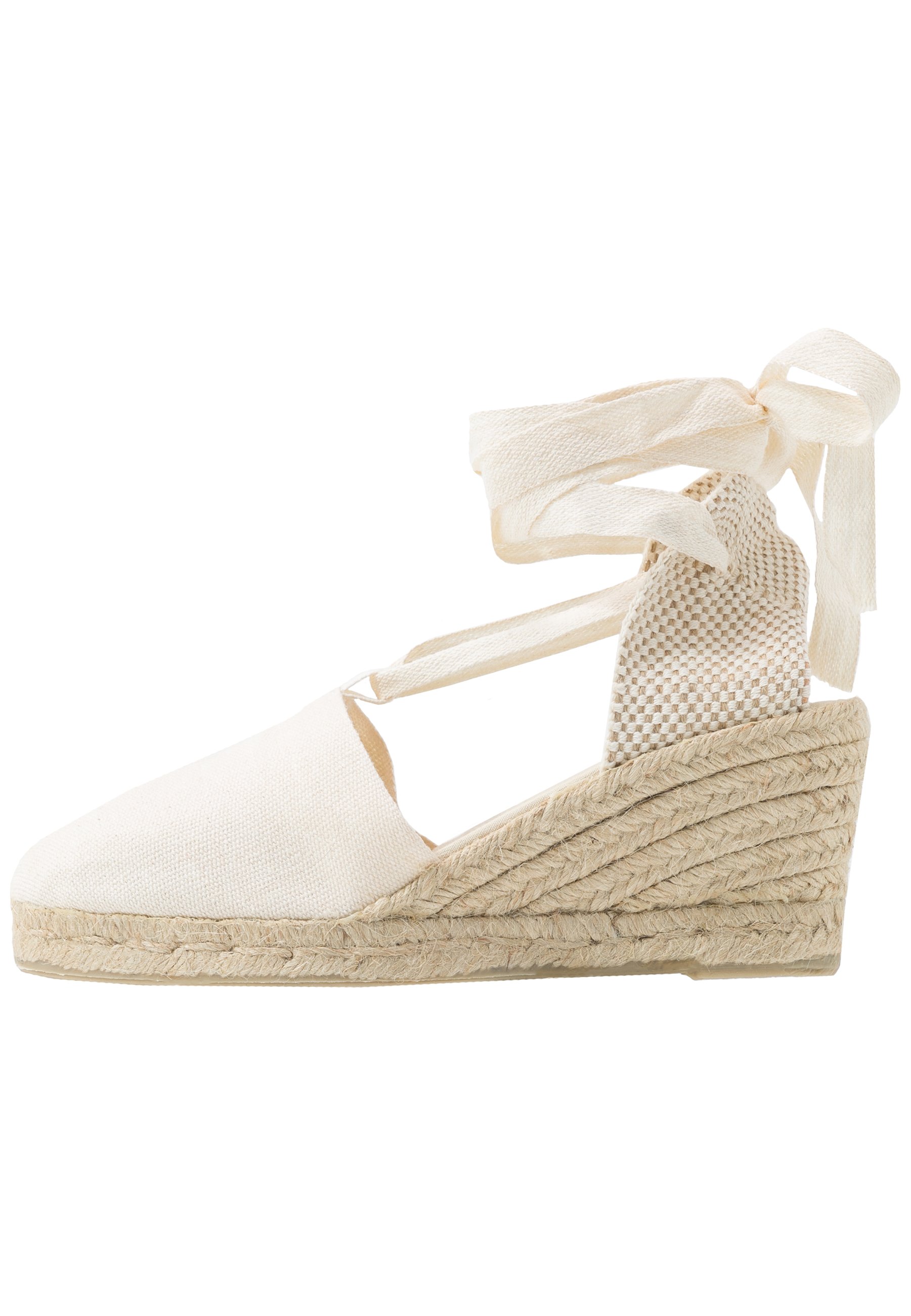 LACE UP WEDGES Espadrillos beige LACE UP WEDGES Espadrillos beige