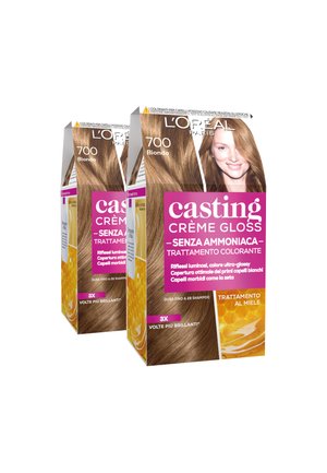 L'ORÉAL PARIS TINTA CAPELLI CASTING CREME GLOSS TINTA CAPELLI SENZA AMMONIACA PER UNA FRAGRANZA PIACEVOLE - 2 PACK - Tinte capelli - biondo