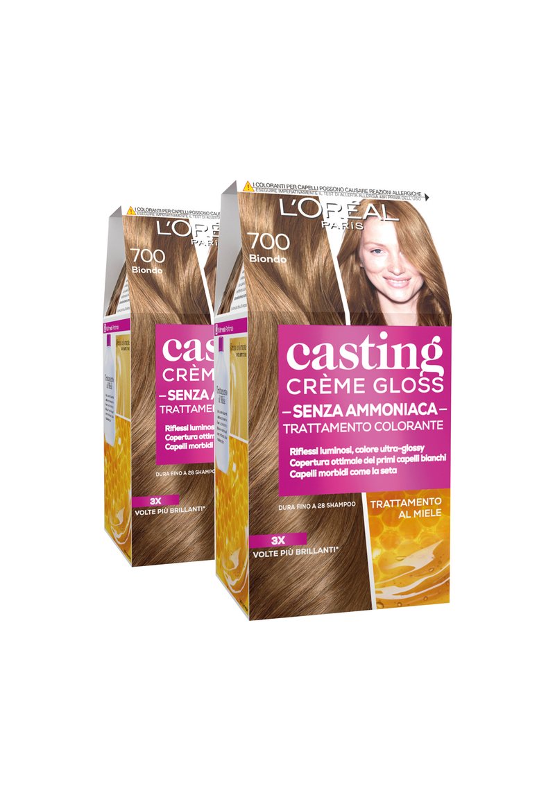 L'Oréal Paris - L'ORÉAL PARIS TINTA CAPELLI CASTING CREME GLOSS TINTA CAPELLI SENZA AMMONIACA PER UNA FRAGRANZA PIACEVOLE - 2 PACK - Tinte capelli - biondo, Ingrandire