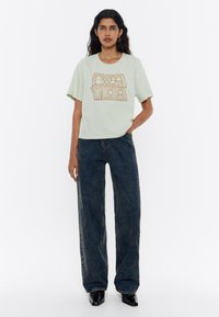 Bimba Y Lola LOGO BORDADO  - Camiseta estampada - verde claro