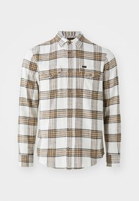CLEAN WESTERN - Camicia - ecru ochre plaid