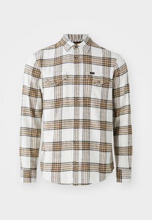 Lee CLEAN WESTERN - Hemd - ecru ochre plaid