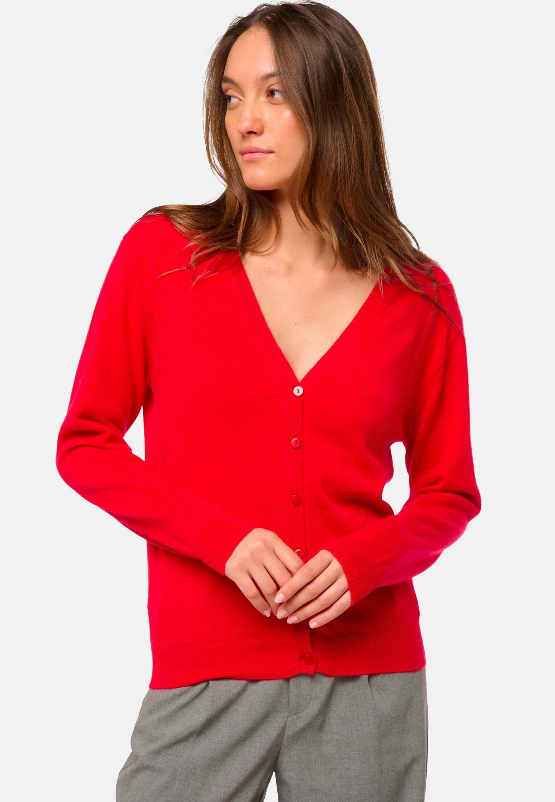 Mahogany TALINE Cardigan deep red/red Zalando