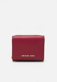 MICHAEL Michael Kors EMPIRE TRIFOLD WALLET - Punge - deep red/rød ...