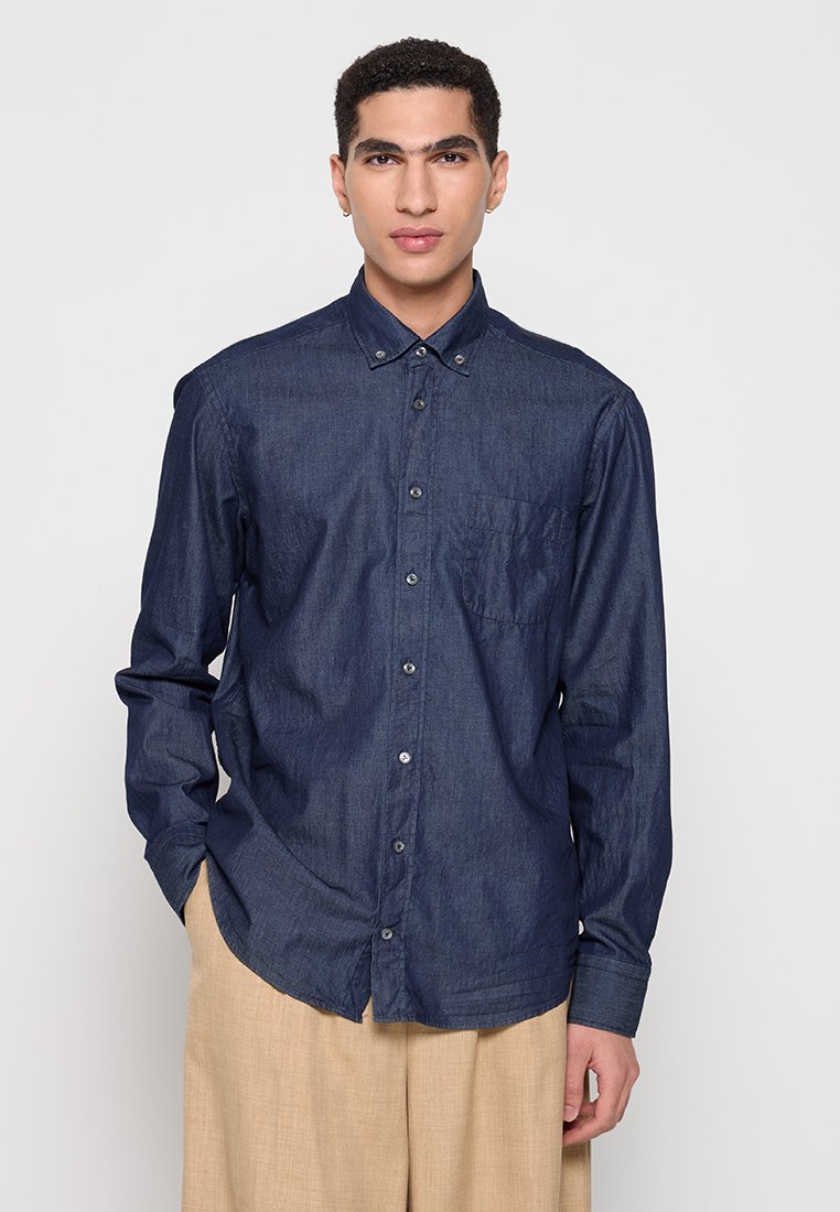 van Laack Overhemd donkerblauw