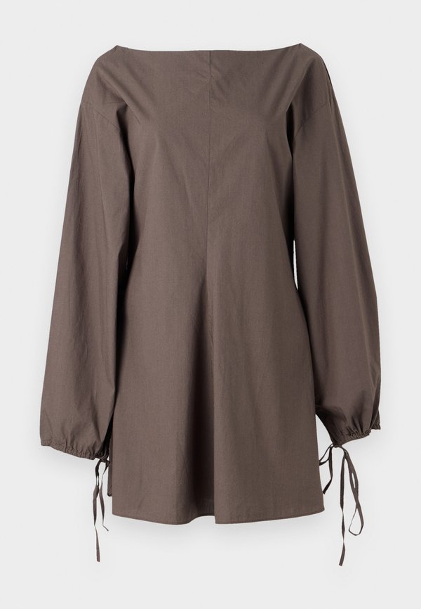 NILE DRESS - Shirt dress - dark mole2