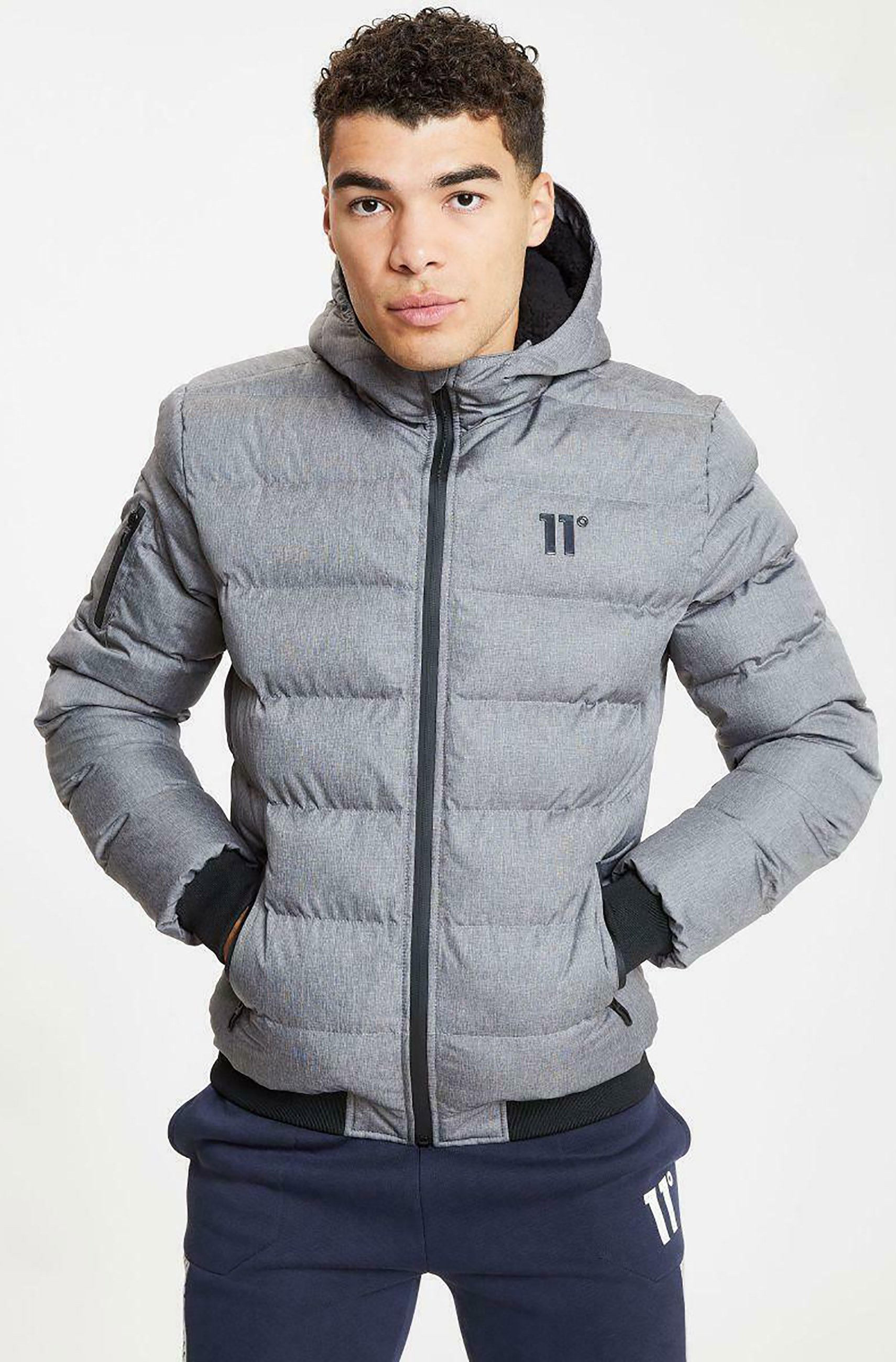 11 DEGREES Chaqueta de invierno - grey/gris jaspeado - Zalando.es