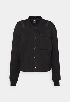 Sweater met rits - black