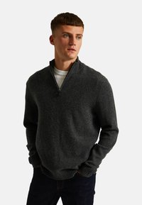 Monoprix COL CAMIONNEUR - Pullover - anthracite chine