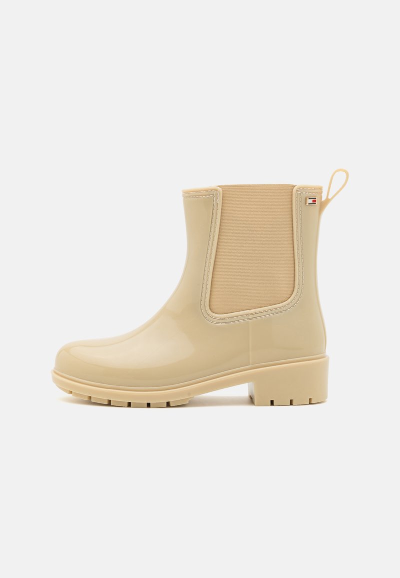 Tommy Hilfiger FLAG - Bottes en caoutchouc - country ivory