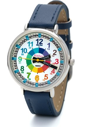 TIME TEACHER SWEDISH - Montre - Swedish Blue PU Leather