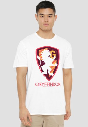 Cotton Soul, HARRY POTTER GRYFFINDOR SILHOUETTE CREST - Print T-shirt - white