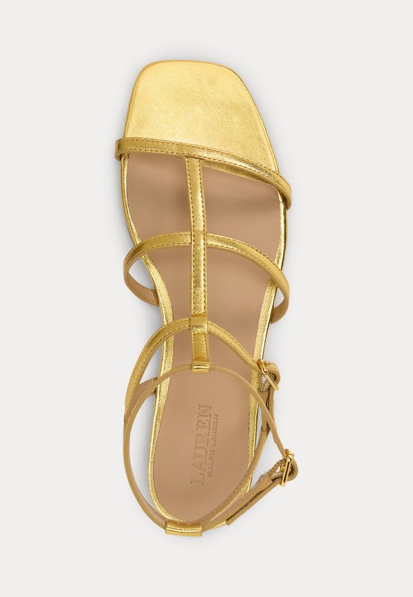 EVERLEY METALLIC GLADIATOR SANDAL - T-bar sandals - modern gold3