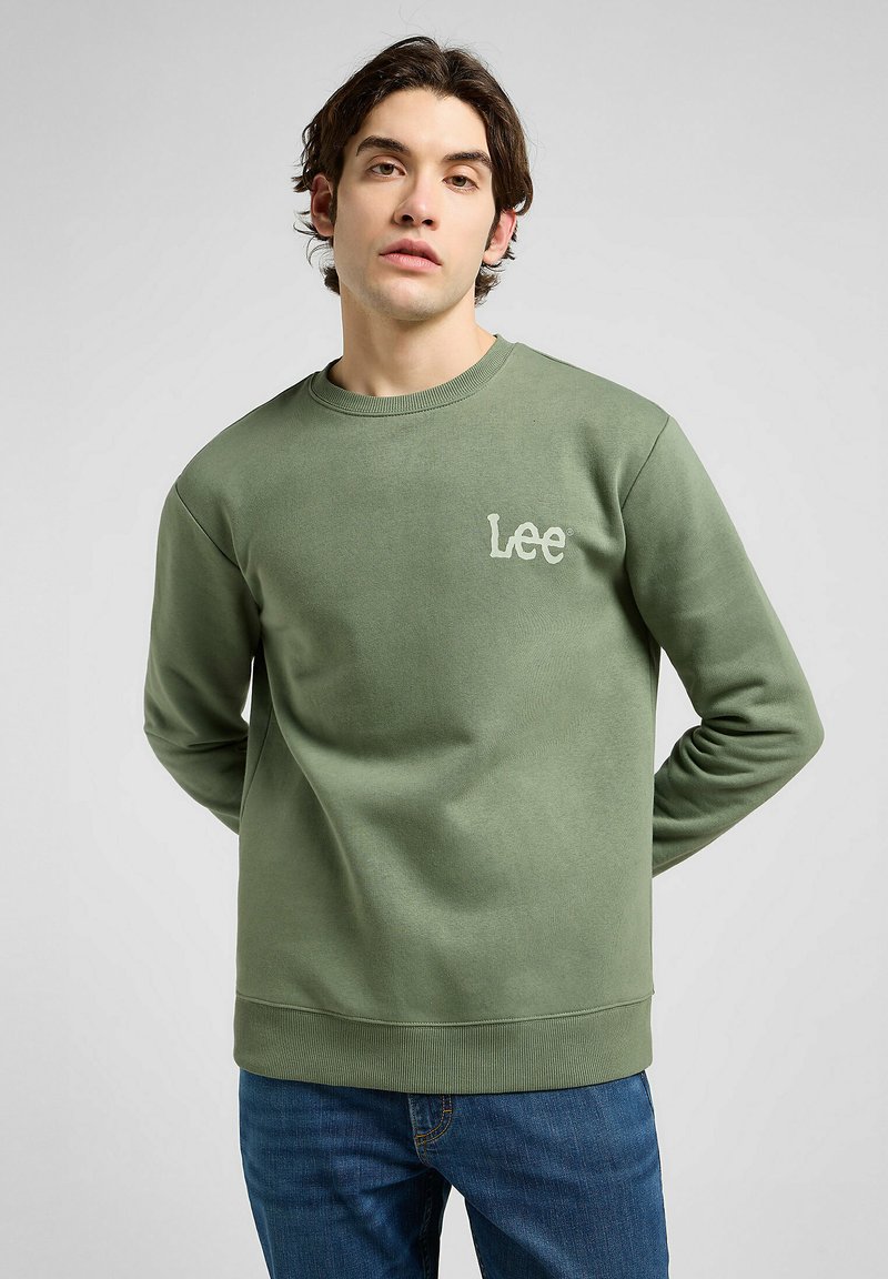 Lee LONG SLEEVE WOBBLY - REGULAR FIT - Sweater - olive stone