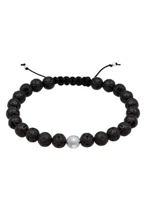 EARTHY STONE CROSS - Armband - black-coloured