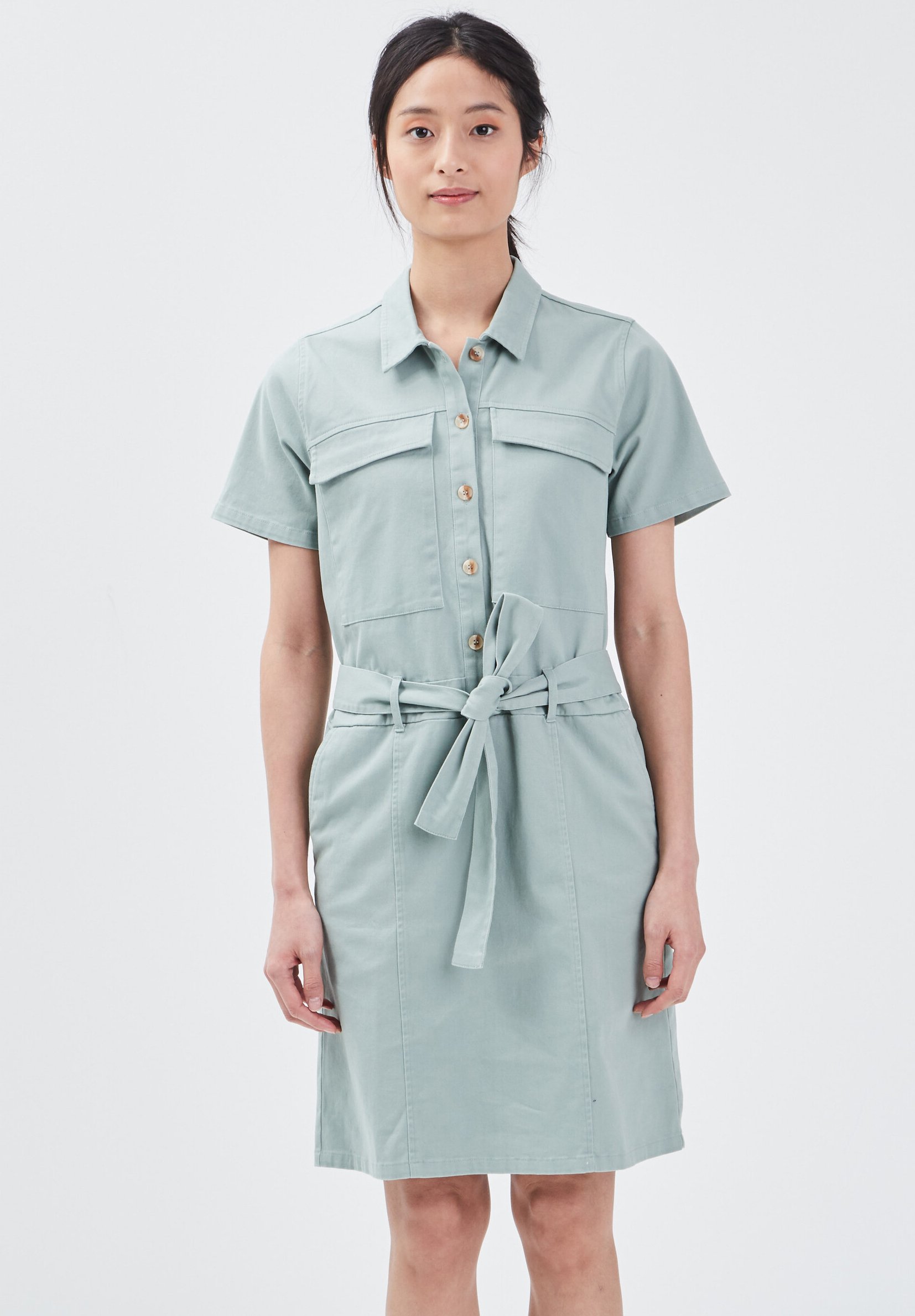 BONOBO Jeans Abito a camicia - vert olive/oliva - Zalando.it