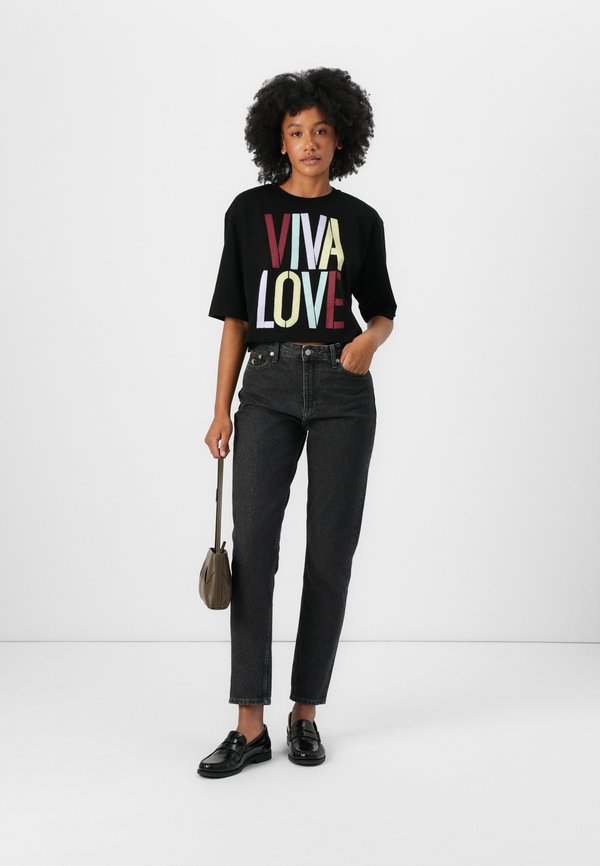 RELAXED CROPPED TEE MARC HUND - Print T-shirt3